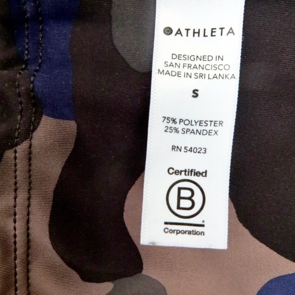 NEW! Athleta Ultimate Stash Camo Leggings Mantra Purple SZ S - Picture 10 of 11